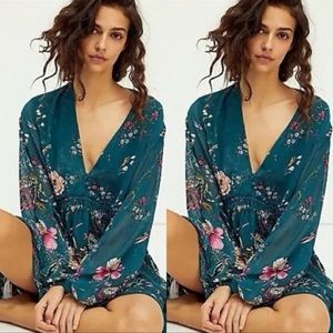 Free People Cherry Blossom Mini Dress
